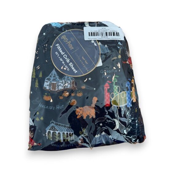 Little Sleepies Harry Potter Evening at Hogwarts Crib Sheet NIB - Picture 2 of 2